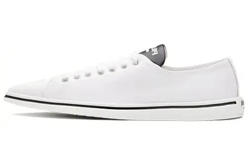 PRADA Outlet Return Low top Stylish Skateboarding Shoes Women's White Black