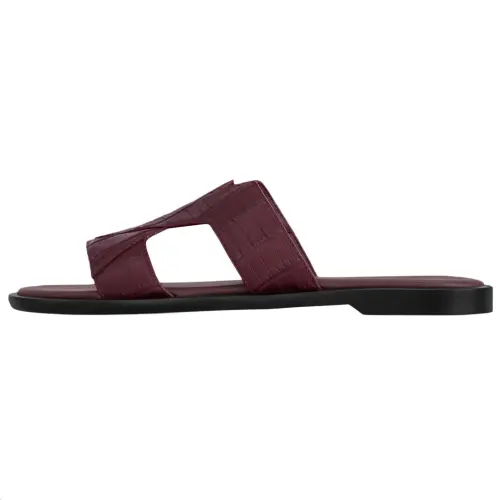 LOUIS VUITTON Oasis Slide Slippers Men's Burgundy