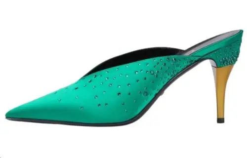 GUCCI Closed Toe Slippers Women's Green