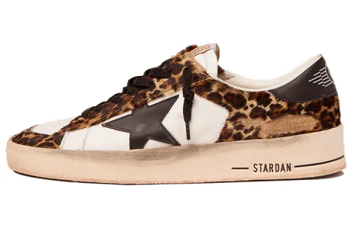 Golden Goose Stardan Cow Leather Skateboard Shoes Women's Brown