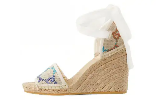 GUCCI One Strap Sandals Women's Beige