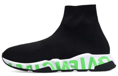 Balenciaga Speed Graffiti Black Green