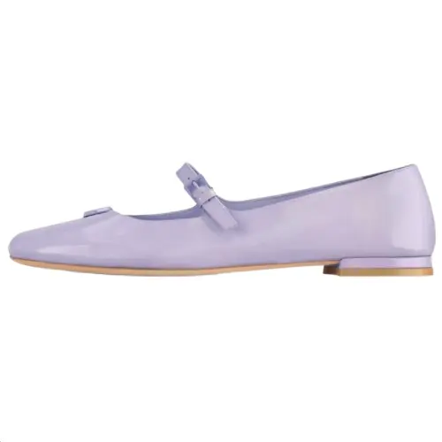 LOUIS VUITTON Swing Flat Mary Jane Shoes Women's Purple