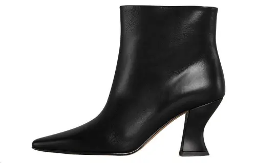 Bottega Veneta Leather Ankle Boots Women's Black