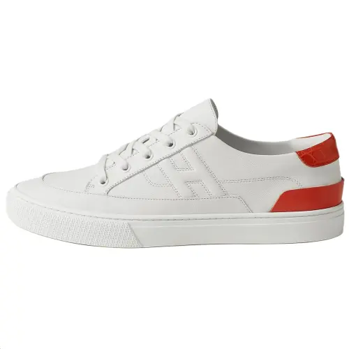HERMES Deep Low top Skateboard Shoes Men's White