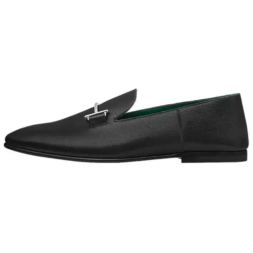 HERMES Men's Casual Shoes Men's Black