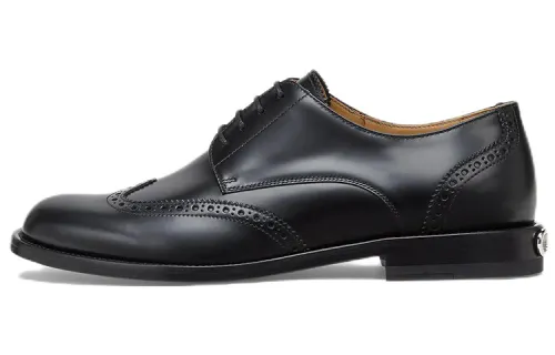 FENDI Dress Shoes Men's Low Top Black