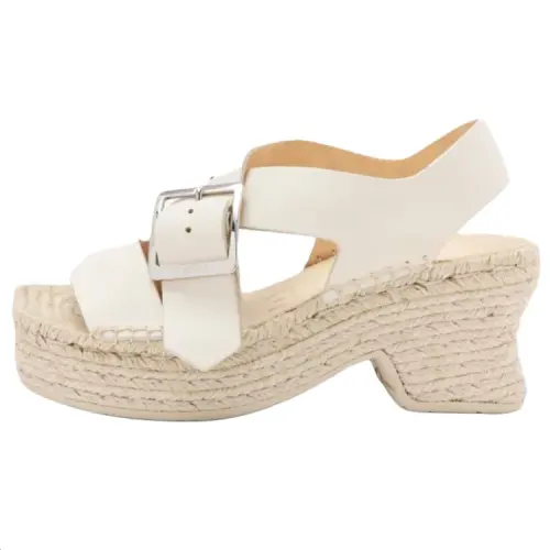 LOEWE Petal One Strap Sandals 8cm Women's Beige