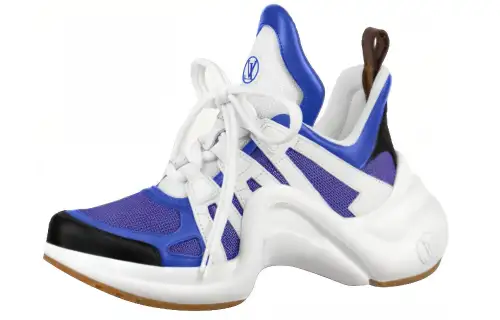 LOUIS VUITTON Archlight Low top Casual Shoes Women's White Blue