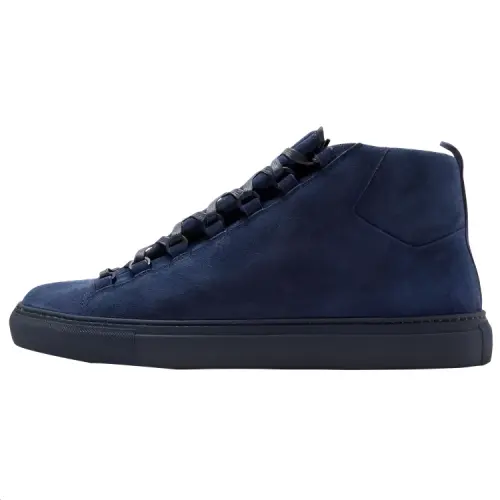 Balenciaga Arena Mid top Skateboard Shoes Men's Marine Blue