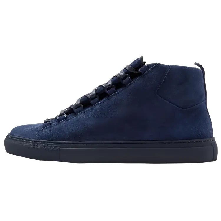 Balenciaga Arena Mid top Skateboard Shoes Men's Marine Blue