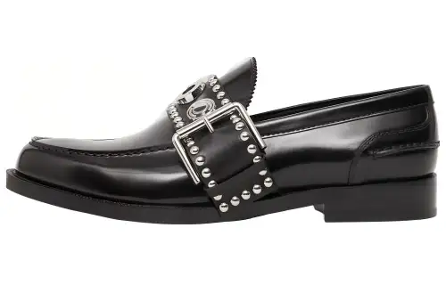 Burberry Leather Men's Casual Shoes Men's Black