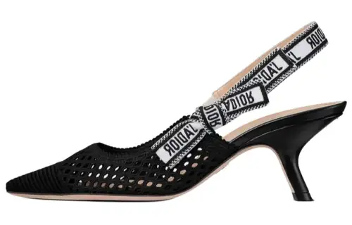 DIOR J'Adior Irregular Heel High Heels Women's Black