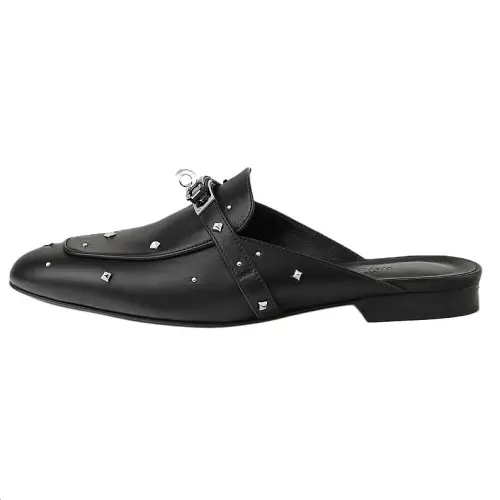 HERMES Oz Closed Toe Slippers Women's Black