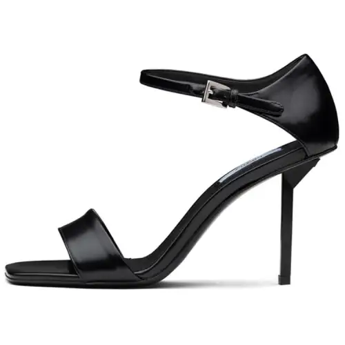 PRADA One Strap Sandals Women's Black