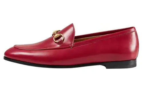 GUCCI Jordaan Loafers Women's Red