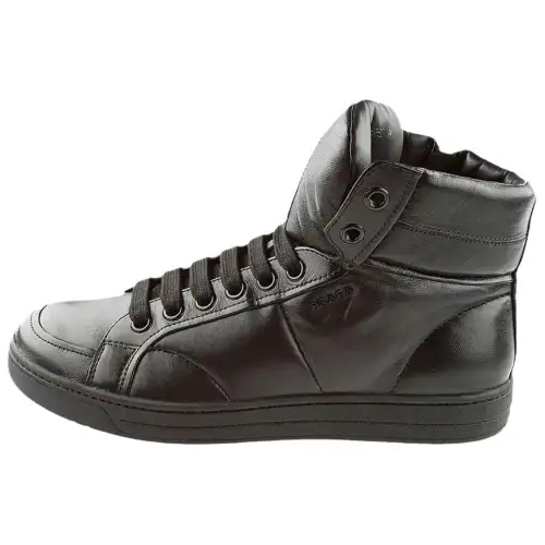 PRADA Avenue High top Skateboard Shoes Men's Black
