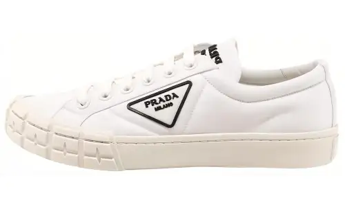 PRADA Wheel Low top Skateboard Shoes Women's White