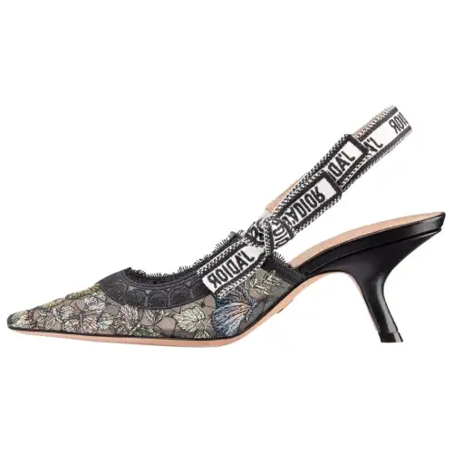 DIOR J'Adior Slim Heel High Heels 6.5cm Women's Black