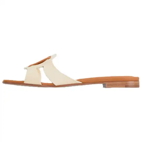 LOUIS VUITTON Isola Slide Slippers Women's White