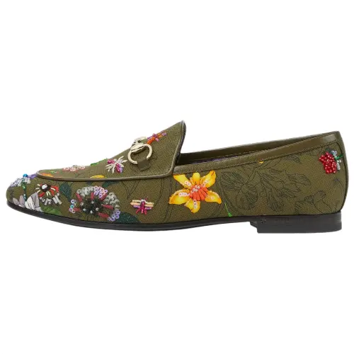GUCCI Jordaan Casual Shoes Women's Green