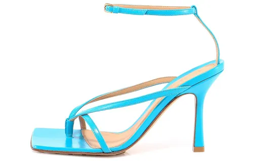 Bottega Veneta Fashion One Strap Sandals Women's Sky Blue