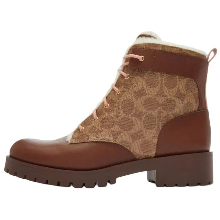 COACH Lorraine Ankle Boots 6.5cm Women's Brown
