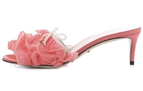 GUCCI Slide Slippers Women's Pink