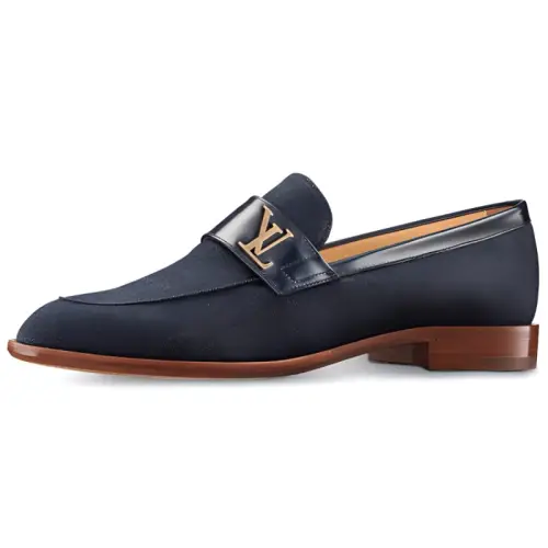 LOUIS VUITTON Saint Germain Abrasion Resistant Casual Shoes Men's Black