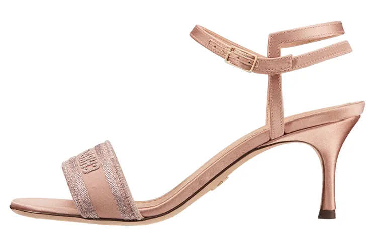 DIOR Dway One Strap Sandals 6.5cm Women's Nude
