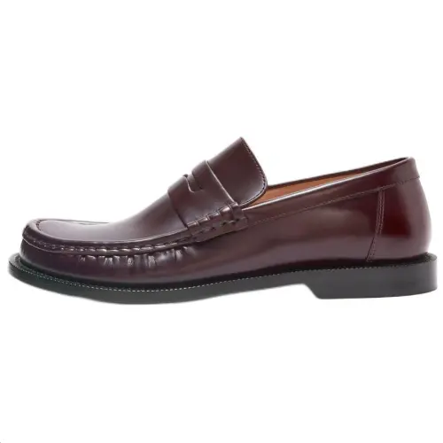 LOEWE Campo Loafers Women's Burgundy