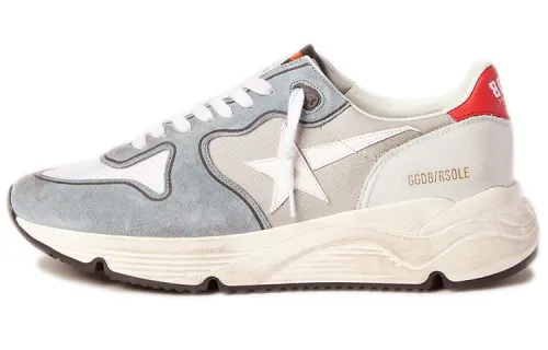 Golden Goose Running Sole Low top Casual Shoes Men's White Gray