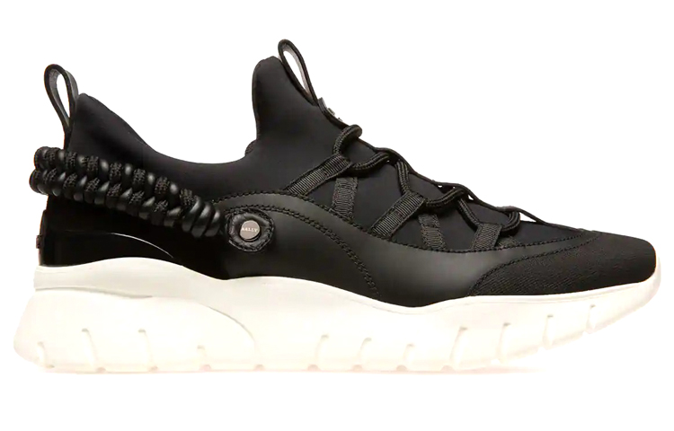 BALLY Mesh, Leather Low top Running Shoes Men’s Black