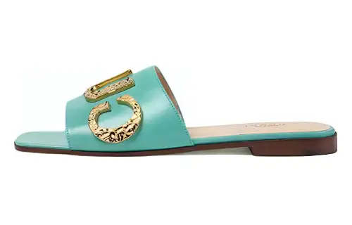 GUCCI Slide Slippers Women's Cyan