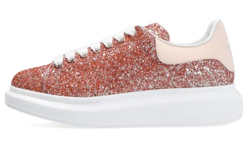 Alexander McQueen Oversized Glitter Sneaker 'Pink' Women's