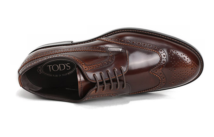 TOD'S Casual Leather Shoes Men's Low Top Brown