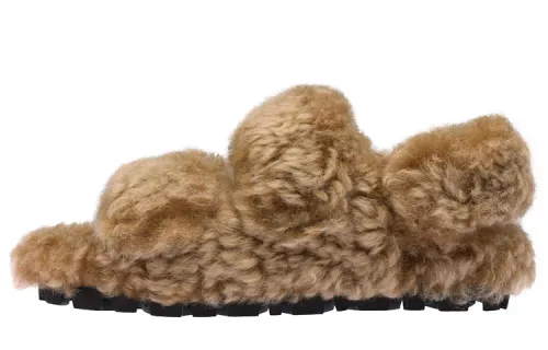 MIU MIU One Strap Sandals Women's Brown