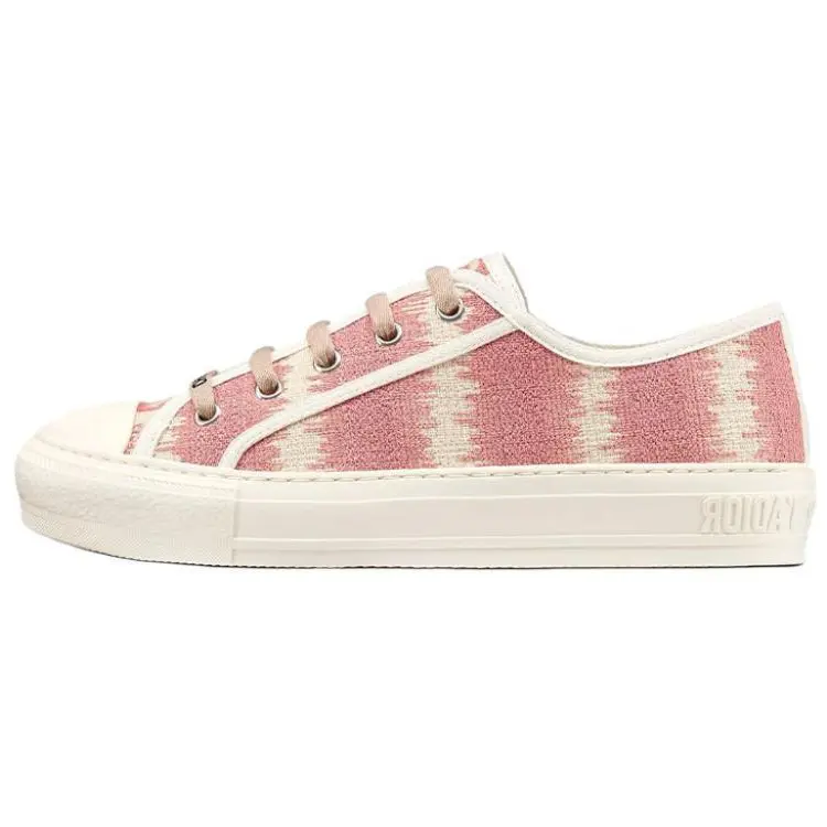 DIOR Walk'n'Dior Platform Shoes Low top Stylish Skateboarding Shoes Women's Pink