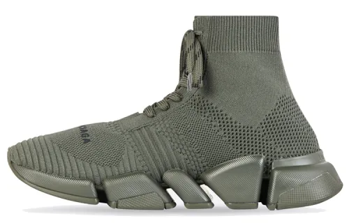 Balenciaga Speed 2.0 Lace Up Green