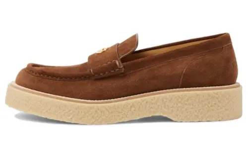 GUCCI Interlocking Loafers Men's Brown