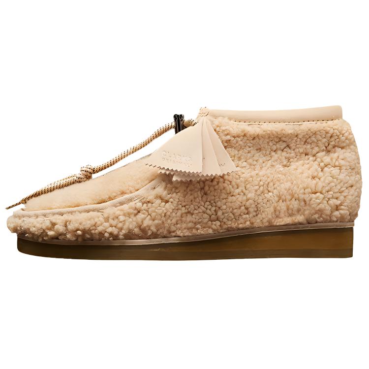 Мужские ботинки Moncler Wallabee 1952 (светло-коричневые)