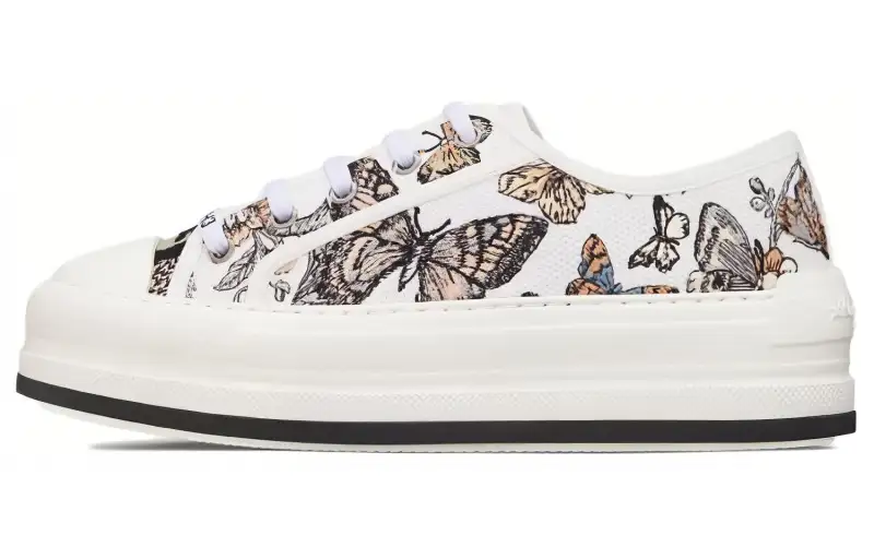 DIOR B23 Low top Skateboard Shoes Women's White