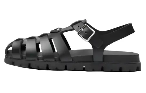 PRADA Roman Sandals Women's Black