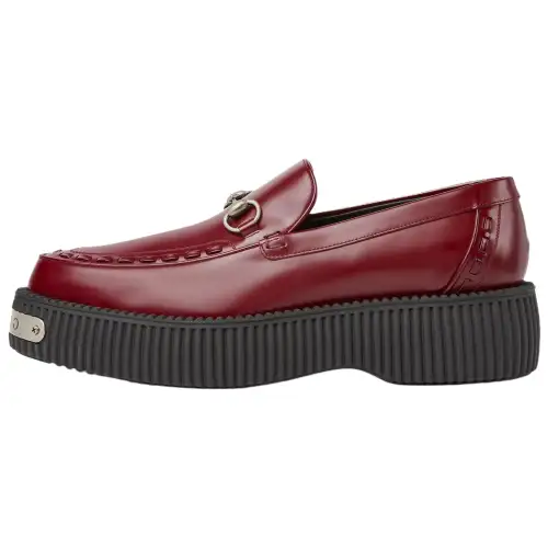 GUCCI Horsebit Creeper Loafer 'Rosso Ancora Red'