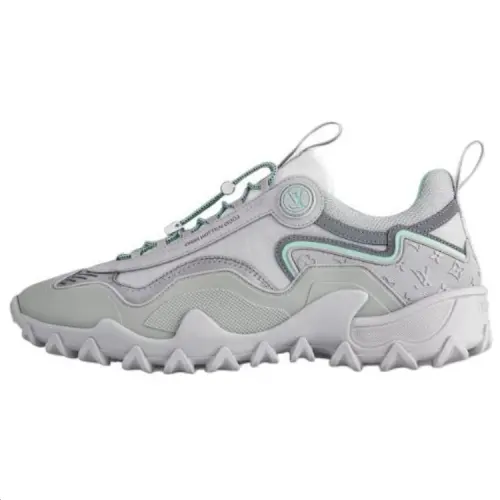 LOUIS VUITTON RUSH Mesh Low top Casual Shoes Women's Gray