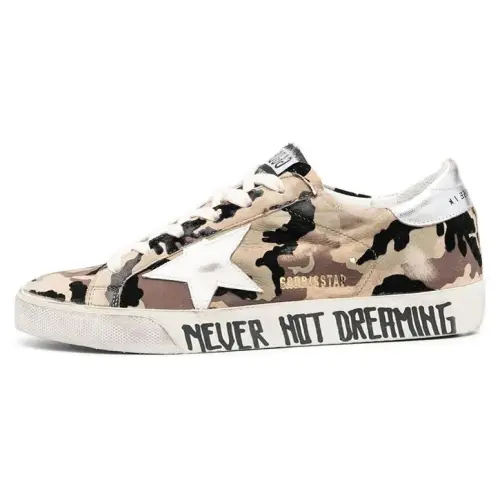 Golden Goose Superstar Camouflage Low-top Sneakers