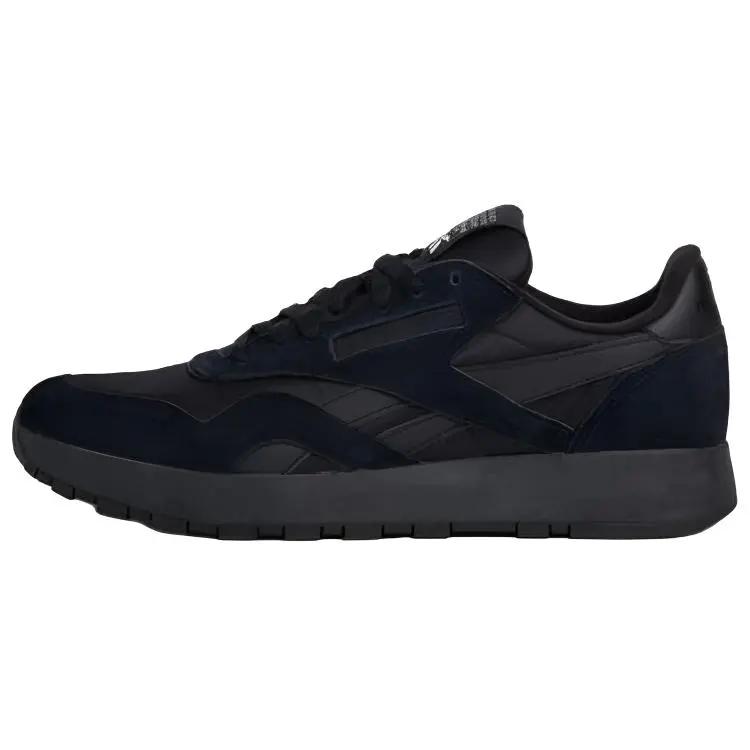 Reebok x Maison Margiela Classic Nylon Leather Casual Shoes Women's Black