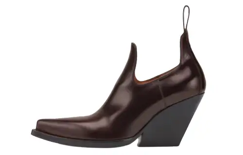 Bottega Veneta Lean Ankle Boots Women's Brown Black
