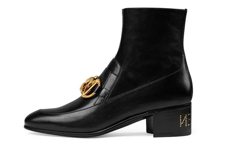 GUCCI Ankle Boots Men's Black