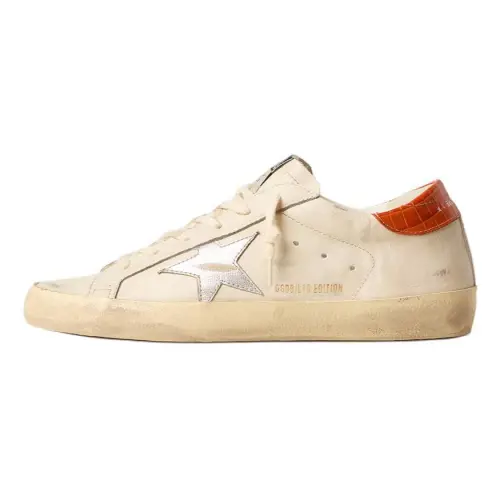 Golden Goose Super Star Panelled Leather Sneakers